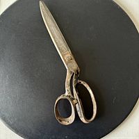 Full view of vintage Weiss steel shears