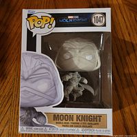 Front of boxed Funko Pop Moon Knight #1047