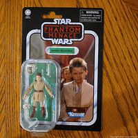 Front of sealed carded Anakin Skywalker figure