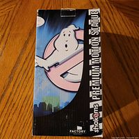 Front of original box showing Ghostbusters logo and product line