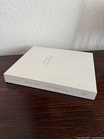 Front spine and boards of the hardcover book