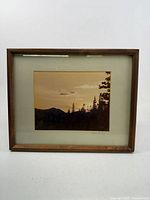 Full view of framed photograph