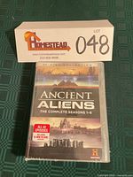 Front view of sealed Ancient Aliens Seasons 1-6 DVD box set