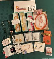 Group view of all jewelry items laid out
