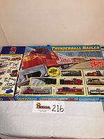 Front of boxed Life-Like Thunderball Hauler set