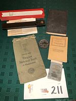 All six items arranged on table