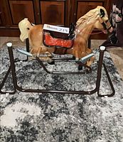 Full view of Wonder Horse on frame showing size and condition