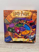 Front of boxed Harry Potter trivia game