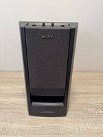 Front view showing Sony logo and cloth grille
