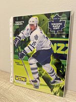 Front cover of Toronto Maple Leafs magazine featuring Tomas Kaberle