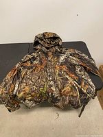 Jacket laid flat showing overall front view