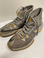 Full view of both shoes left side