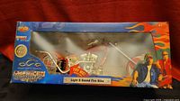 Front of boxed American Chopper Fire Bike model