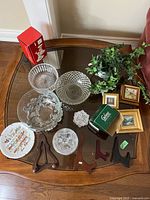 Group shot of all items on table