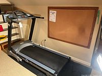 Full view of treadmill on floor