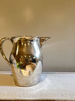 Full view of EPNS silverplate water pitcher