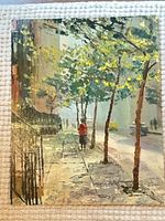 Front view of lithograph showing artwork details