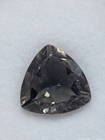 Trillion-cut tourmaline close-up front view