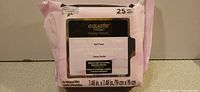 Front view of one unopened pack showing Equate branding, oil free claim, 25 wipes per pack