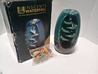Incense waterfall burner, cones and box