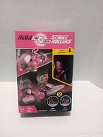 Front of retail box showing product and specs