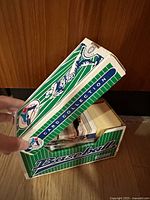 Toronto Blue Jays Donruss collector box opened showing cards