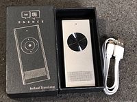 Enence translator device, charging cable and box