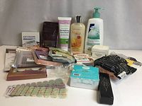 Group shot of all personal care and beauty items