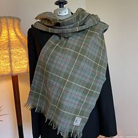 Scarf draped on mannequin torso