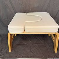 Front view of yoga inversion bench