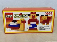 Front of sealed Lego System 1668 box