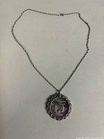 Full view of pendant on chain