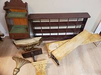 Group shot of all items placed on floor