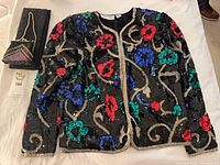 Front view jacket and both purses