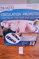 Front of Dr-Ho's Circulation Promoter box showing product image and details