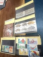 Four stock pages with assorted Chinese mint stamps