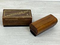 Wood-handled Discwasher brush and original box