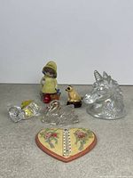 Group shot of all seven items showing scale and condition