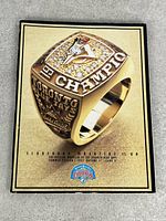 Front cover showing championship ring and issue details