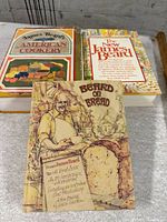 Three James Beard cookbooks front covers visible
