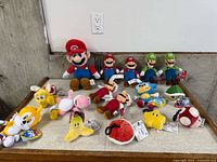 Full collection laid out on table