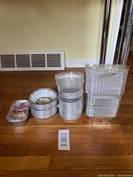 all items lined up showing quantity and variety