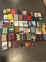 Full lot layout showing variety of books, sizes and formats