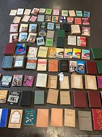 Overall layout of entire lot showing breadth of titles and formats