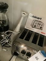 Toaster, immersion blender, blender base and jar