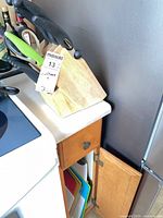 Knife block with Miracle Blade knives and shears