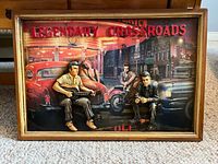 Full view of Legendary Crossroads 3D wood wall art