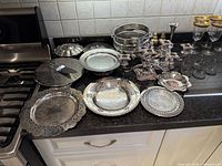 Full lot on countertop showing trays, bucket, candle parts