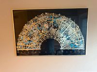 Front view of framed William Gatewood poster showing full artwork and frame