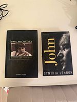 Front covers of both hardcover autobiographies